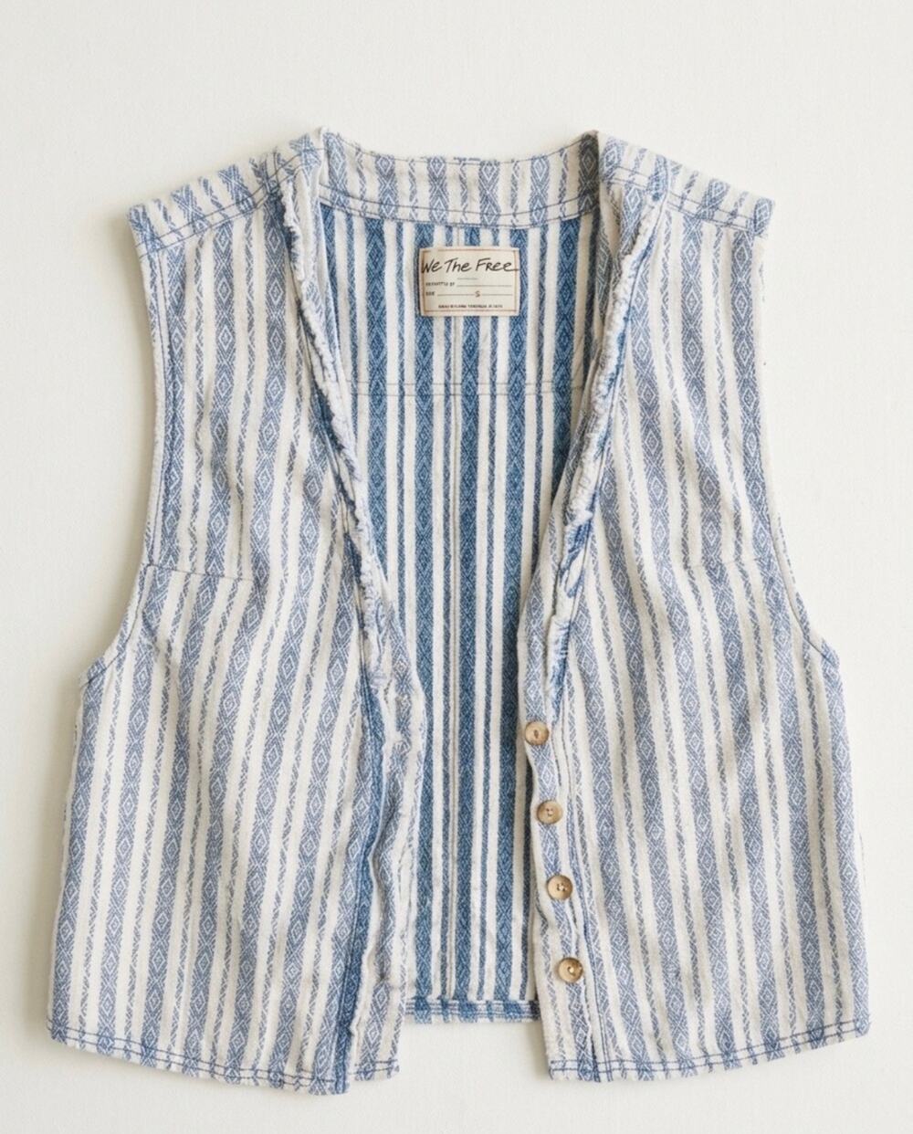 We The Free Spellbound Striped Vest | NUULY | Size S
